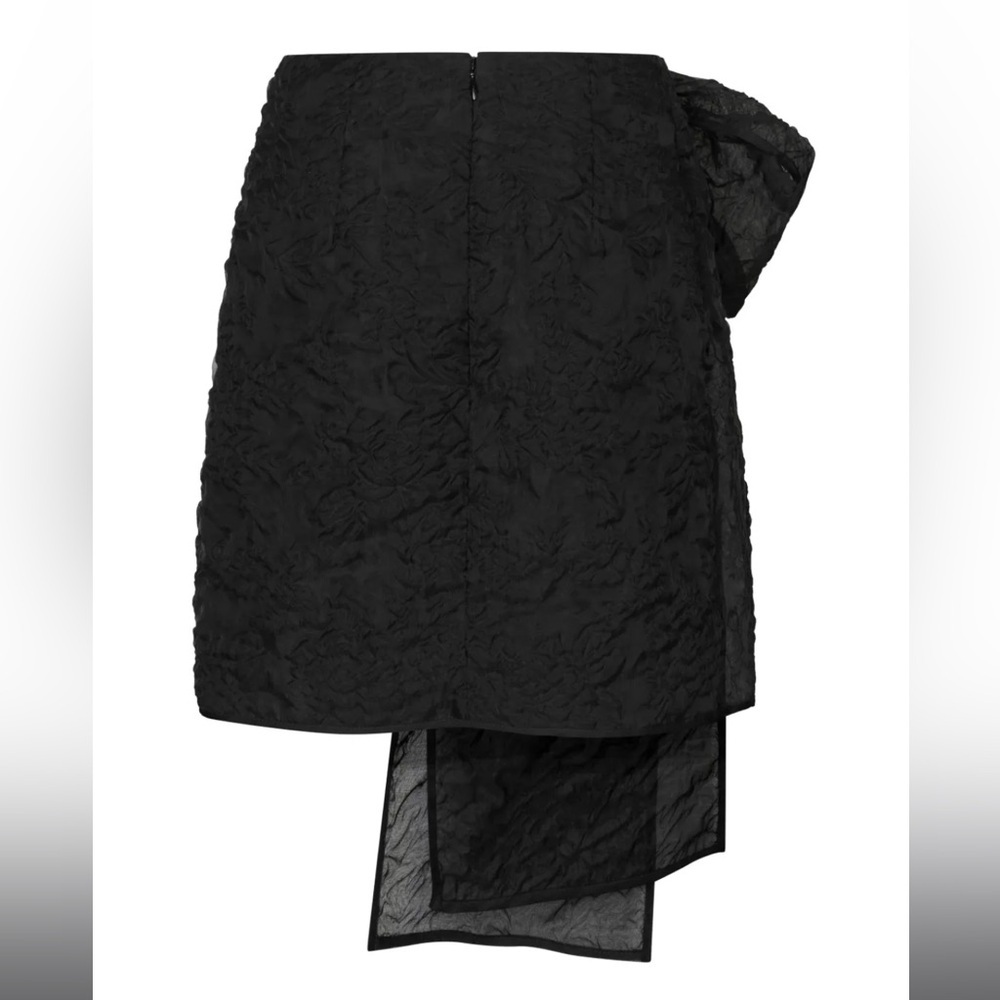 NWT Cecilie Bahnsen Gigi matelassé-effect skirt Size 2 Black - Picture 13 of 13
